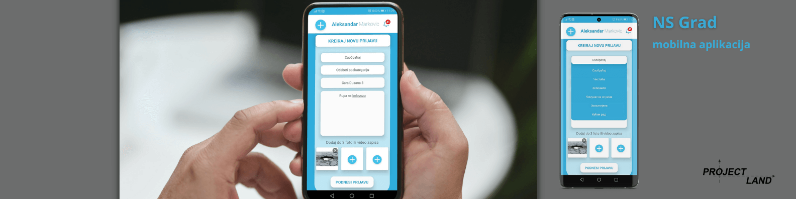 Successfully completed NS City mobile application project