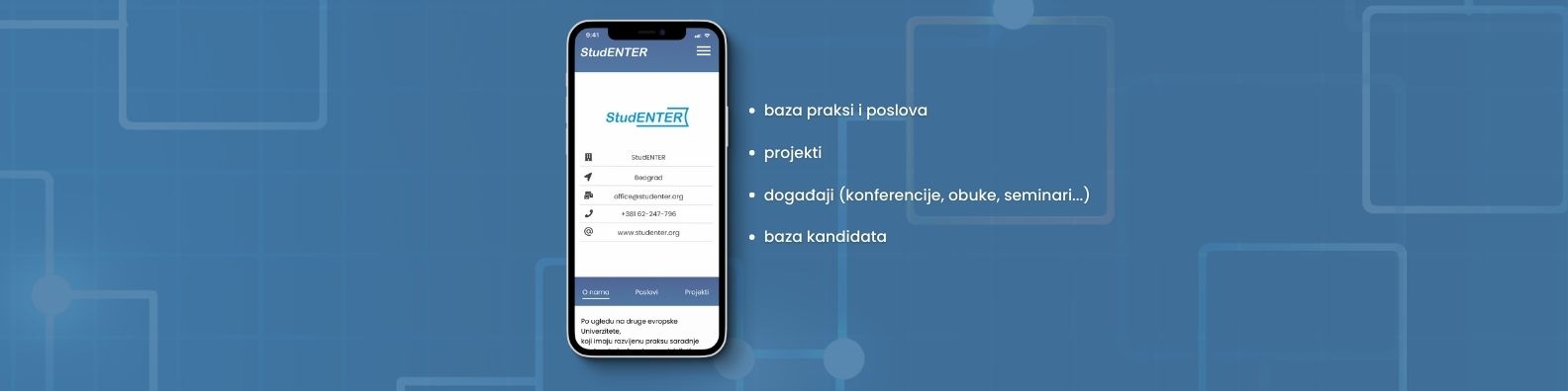 The web is wealthier now – the StudENTER platform is active